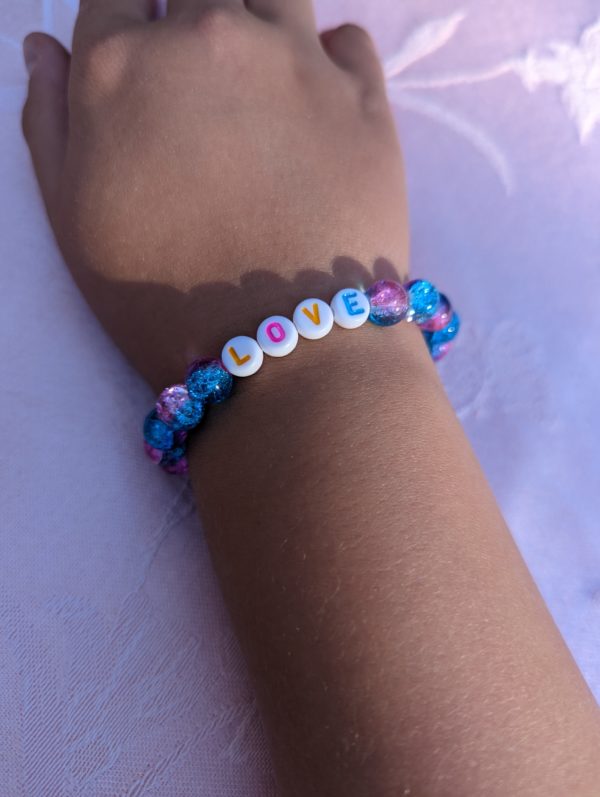 Cotton Candy LOVE Bracelet