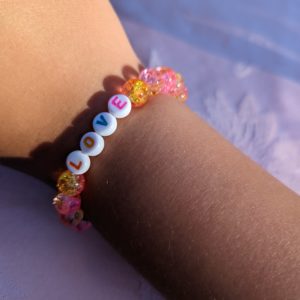 Pink Lemonade LOVE Bracelet